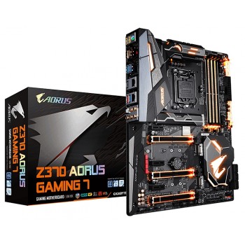 Tarjeta Madre AORUS ATX Z370 Gaming 7, S-1151, Intel Z370, HDMI, 64 GB DDR4 para Intel ― Compatibles solo para 8va - Envío Grati