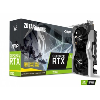 Tarjeta de Video Zotac NVIDIA GeForce RTX 2060 Gaming AMP, 6GB 192-bit GDDR6, PCI Express 3 - Envío Gratis