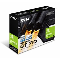 Tarjeta de Video MSI NVIDIA GeForce GT 710, 1GB 64-bit GDDR3, PCI Express 2.0 x16 - Envío Gratis