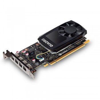 Tarjeta de Video PNY NVIDIA Quadro P1000, 4GB 128-bit GDDR5, PCI Express x16 3.0 - incluye Adaptador Mini DisplayPort - Envío Gr