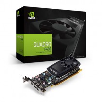 Tarjeta de Video PNY NVIDIA Quadro P400, 2GB 64-bit GDDR5, PCI Express 3.0 - incluye Adaptador Mini DisplayPort a DisplayPort - 