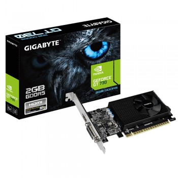 Tarjeta de Video Gigabyte GeForce NVIDIA GT 730, 2GB 64-bit GDDR5, PCI Express x8 2.0 - Envío Gratis
