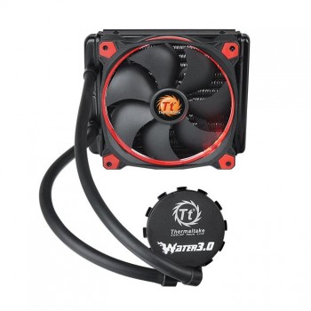 Thermaltake Water 3.0 Riing Red 140 Enfriamiento Liquido para CPU, 140mm, 800 - 1500 RPM - Envío Gratis