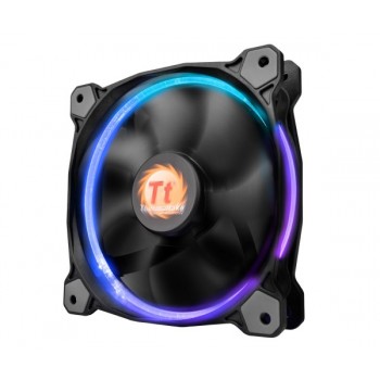 Ventilador Thermaltake Riing 14 LED RGB 256 Colores, 140mm, 800-1400RPM, Negro - Envío Gratis