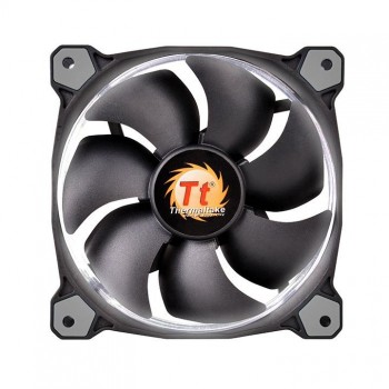 Ventilador Thermaltake Riing 14, LED Blanco, 140mm, 1400RPM, Negro - Envío Gratis