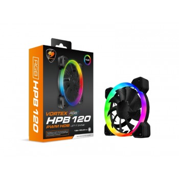 Ventilador Cougar Vortex RGB HPB 120, 120mm, 600 - 1500RPM, Negro - Envío Gratis