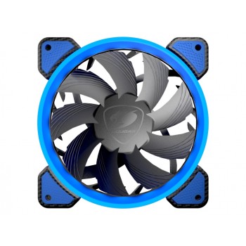 Ventilador Cougar Vortex FB LED Azul, 120mm, 1200RPM, Negro/Azul - Envío Gratis