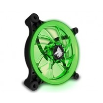 Ventilador Eagle Warrior Aurora LED Verde, 120mm, 1200RPM, Negro - Envío Gratis