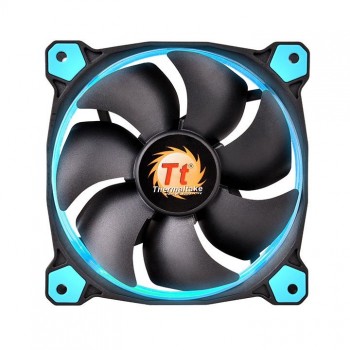 Ventilador Thermaltake Riing 12 LED Azul, 120mm, 1500RPM, Negro - Envío Gratis