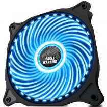 Ventilador Eagle Warrior 33 LED Azul, 120mm, 1200RPM, Negro - Envío Gratis