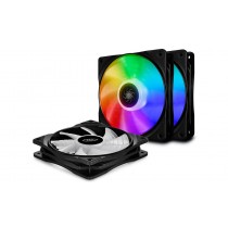 Ventilador DeepCool CF 120 RGB, 500 - 1500RPM, Negro - 3 Piezas - Envío Gratis