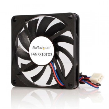 Ventilador StarTech.com con Rodamiento de Bolas Doble TX3, 70mm, 3500RPM, Negro - Envío Gratis