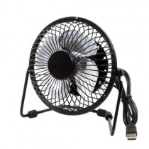 Premiertek Ventilador de Escritorio USB-FAN, 1 Velocidad, 6", USB, Negro - Envío Gratis