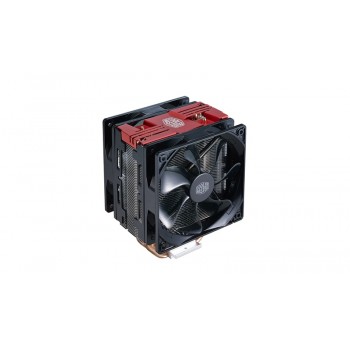 Disipador CPU Cooler Master Hyper 212, 120mm, 600-1200RPM, Negro/Rojo - Envío Gratis