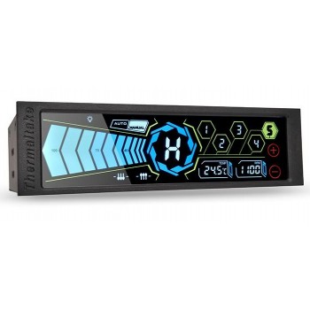 Thermaltake Controlador de Ventiladores 5'', 5 Canales, Negro - Envío Gratis