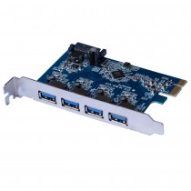 X-Media Tarjeta PCI Express XM-UB3204, 4x USB 3.0, 5 Gbit/s - Envío Gratis