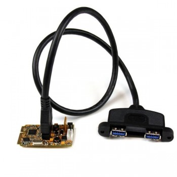 StarTech.com Tarjeta Mini PCI Express PCI-E 2 Puertos USB 3.0 SuperSpeed - Envío Gratis