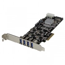 Startech.com Tarjeta PCI Express con Fuente Molex, 4 Puertos USB 3.0, 5 Gbit/s - Envío Gratis