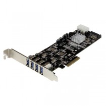 Startech.com Tarjeta PCI Express con Fuente Molex, 4 Puertos USB 3.0 - Envío Gratis