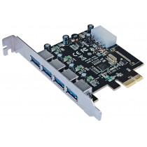 Manhattan Tarjeta PCI Express 152891, 4x USB 3.0, 5 Gbit/s - Envío Gratis