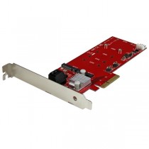 StarTech.om Tarjeta PCI Express Controladora de 2x SSD NGFF M.2 y 2x Puertos SATA III - Envío Gratis