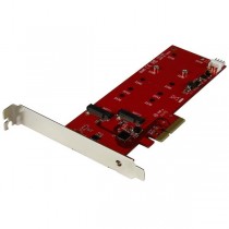 StarTech.com Tarjeta Controladora M.2 SATA III PCI Express para 2x SSD - Envío Gratis