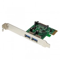 StarTech.com Tarjeta PCI Express PEXUSB3S24, 2 Puertos USB 3.0 SuperSpeed con UASP y SATA - Envío Gratis