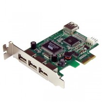 StarTech.com Tarjeta PCI Express Perfil Bajo USB 2.0 de Alta Velocidad - Envío Gratis