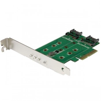 StarTech.com Tarjeta PCI Express de 3 Puertos M.2 para SSD - Envío Gratis
