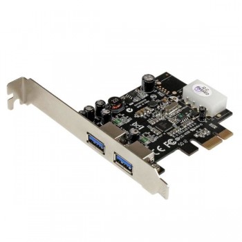 StarTech.com Tarjeta PCI Express con Fuente Molex, 2 Puertos USB 3.0 - Envío Gratis