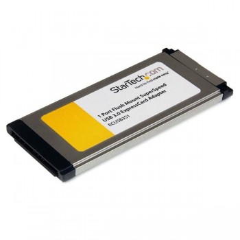 StarTech.com ExpressCard ECUSB3S11, 34mm, 1x USB 3.0, 5 Gbit/s - Envío Gratis