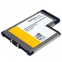 StarTech.com ExpressCard SuperSpeed, 5 Gbit/s, con 2 Puertos USB 3.0 - Envío Gratis