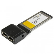StarTech.com Ethernet ExpressCard EC13942A2, Alámbrico, 400 Mbit/s, con 2 Puertos Firewire - Envío Gratis