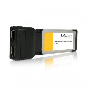 StarTech.com ExpressCard EC13942, con 2 Puertos Firewire 1394a - Envío Gratis