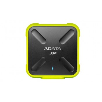 SSD Externo Adata SD700, 256GB, Micro-USB 3.1, Negro/Amarillo, A Prueba de Agua, Polvo y Golpes - Para Mac/PC - Envío Gratis