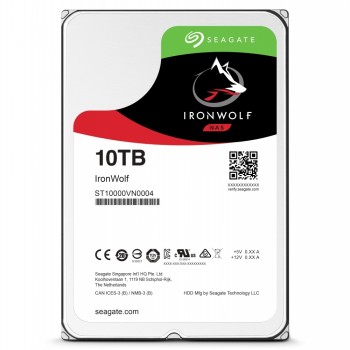 Disco Duro Interno Seagate IronWolf 3.5'', 10TB, SATA III, 6 Gbit/s, 7200RPM, 256MB Cache - para NAS de 1 a 8 Bahías - Envío Gra