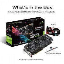 Tarjeta de Video ASUS NVIDIA GeForce GTX 1070 Ti ROG STRIX Gaming Edición Advanced, 8GB 256-bit GDDR5, PCI Express 3.0 - Envío G