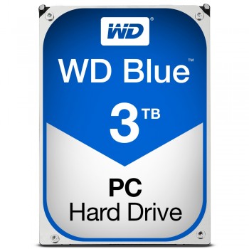 Disco Duro Interno Western Digital Blue 3.5'', 3TB, SATA III, 6 Gbit/s, 5400RPM, 64MB - Envío Gratis