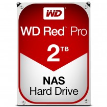 Disco Duro Interno Western Digital WD Red Pro 3.5'', 2TB, SATA III, 6 Gbit/s, 7200RPM, 64MB Cache - para NAS de 8 a 16 Bahías - 