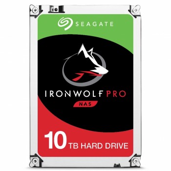 Disco Duro Interno Seagate IronWolf Pro 3.5'', 10TB, SATA III, 6 Gbit/s, 7200RPM, 256MB Cache - para NAS de 1 a 16 Bahías - Enví