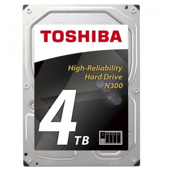 Disco Duro Interno Toshiba N300 3.5'', 4TB, SATA III, 6 Gbit/s, 7200RPM, 128MB Cache - para NAS de 1 a 8 Bahias - Envío Gratis